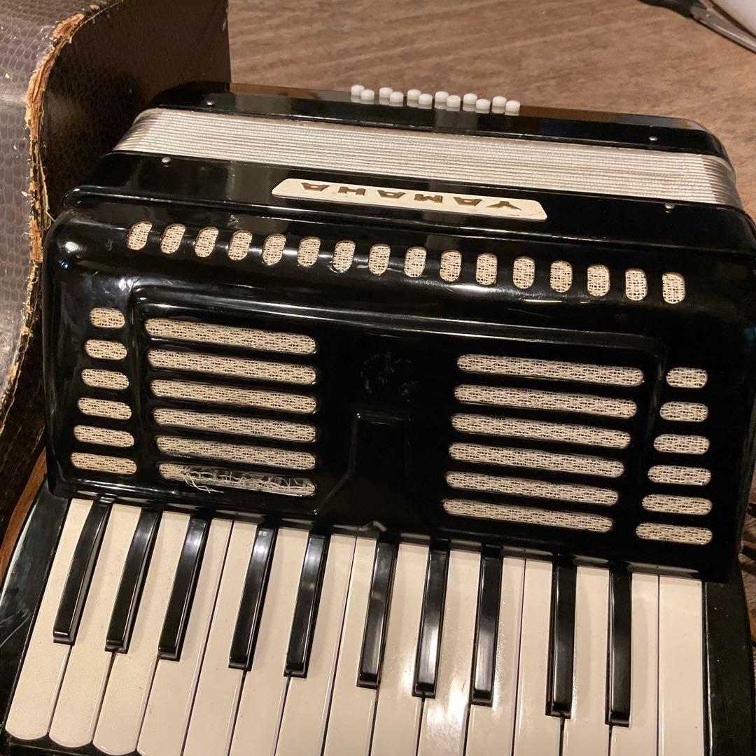 YAMAHA ヤマハ アコーディオン 25鍵盤 BLACK ブラック 黒 レトロ