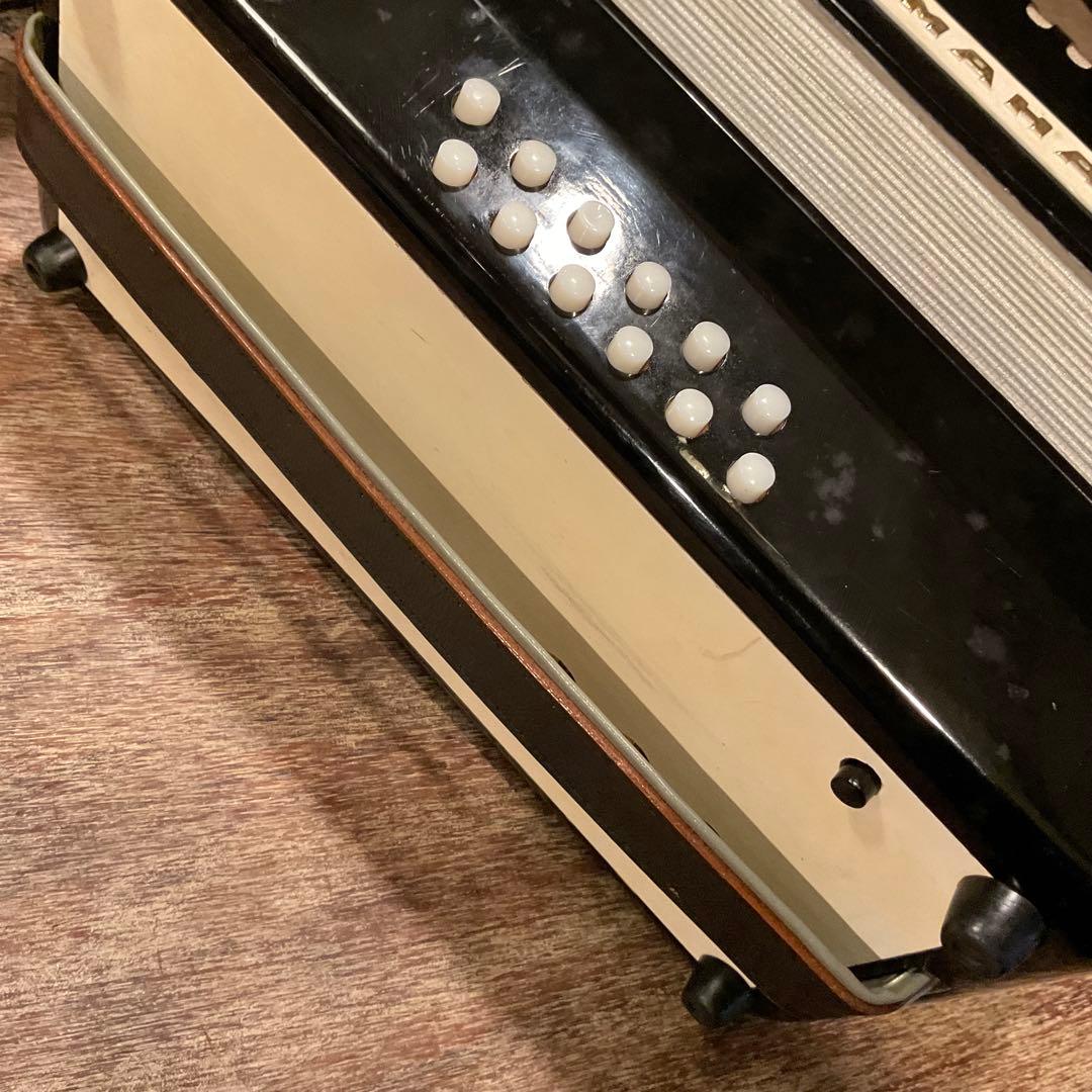 YAMAHA ヤマハ アコーディオン 25鍵盤 BLACK ブラック 黒 レトロ