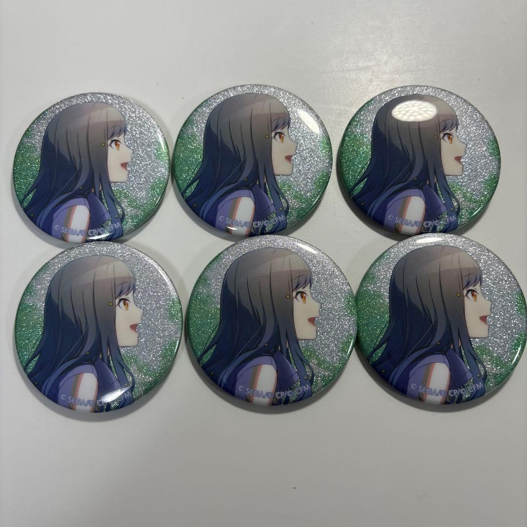 プロセカ グリッター缶バッジ 43B 白石杏 80点 プロセカ 白石杏 43B 缶