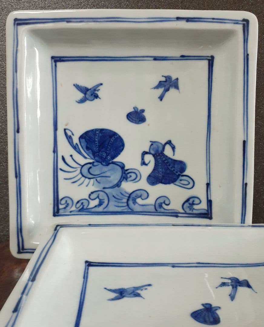 古余呂技窯】 名工 【川瀬竹春】造 中国明代 天啓染付写し