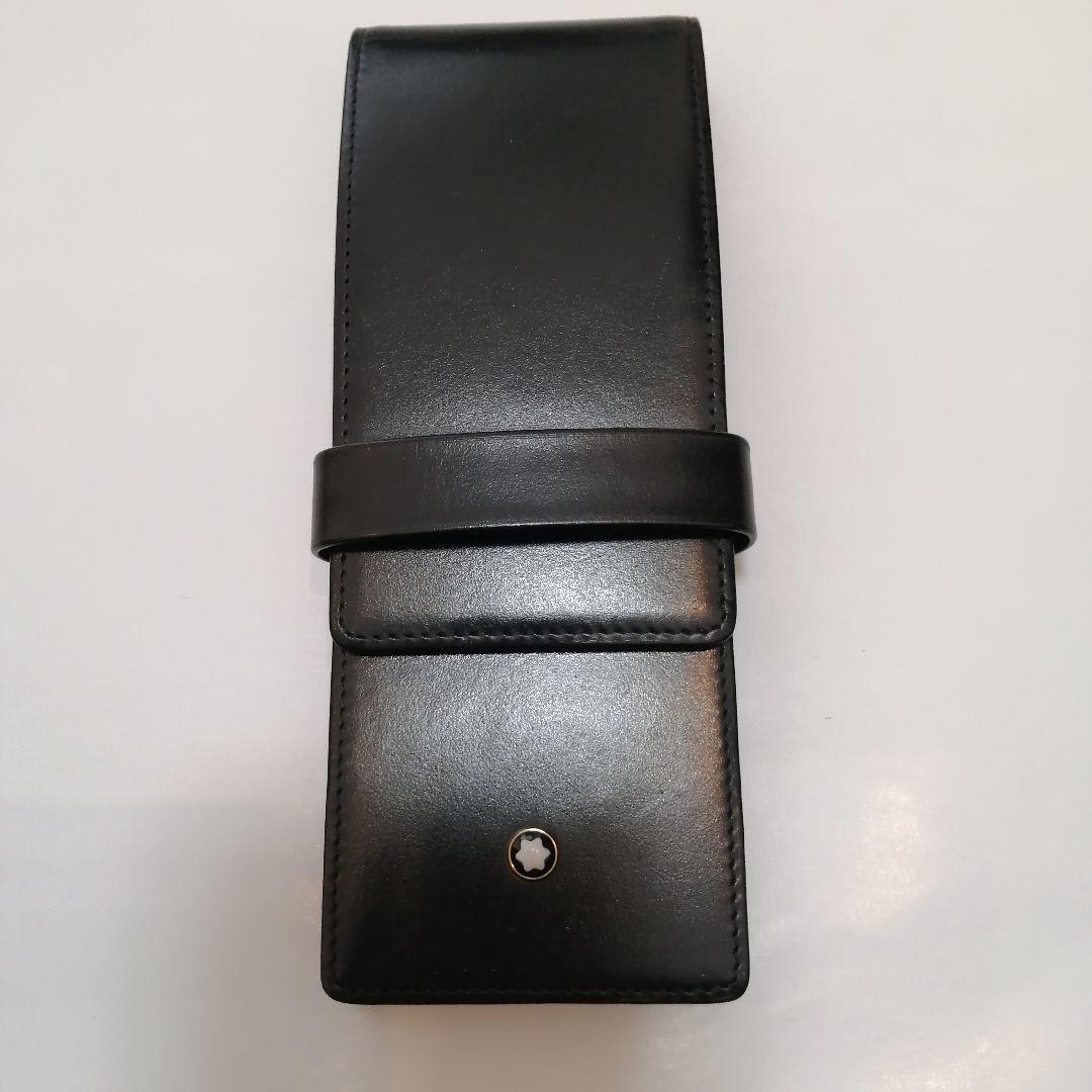 モンブラン シエナ 3本差し ペンケース ブラックMONTBLANCモンブラン黒