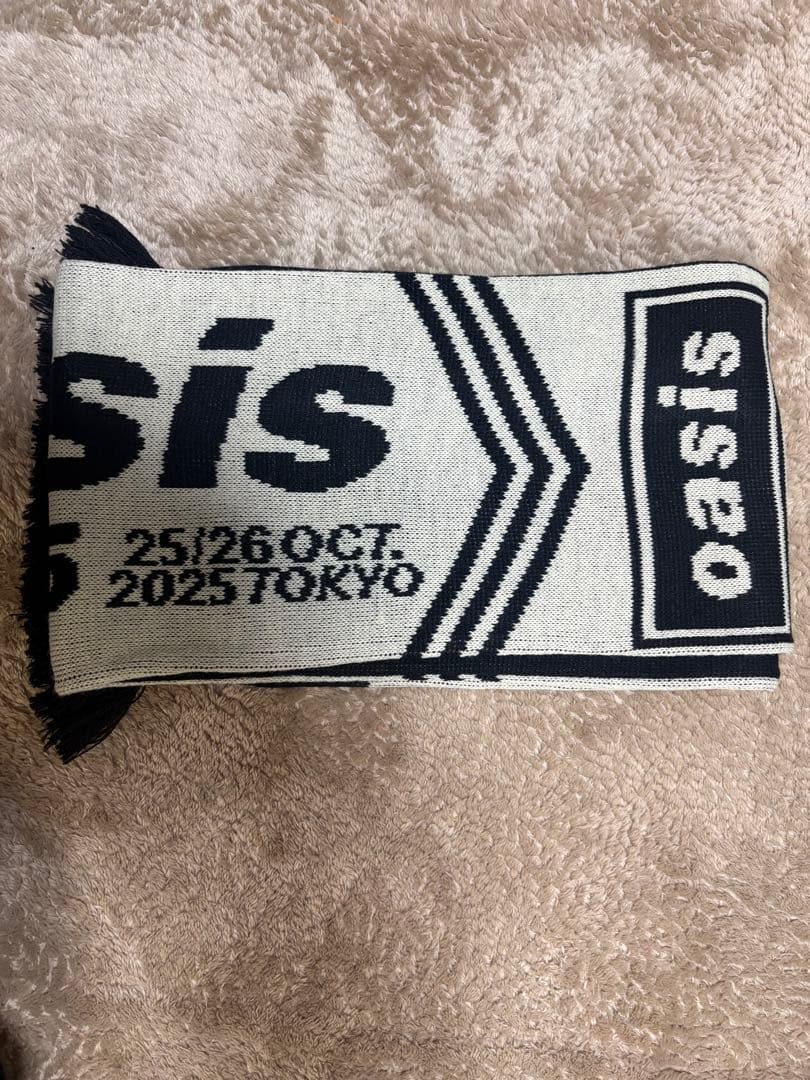 ゑ*様 oasis フットボールスカーフ live '25 フットボールスカーフ