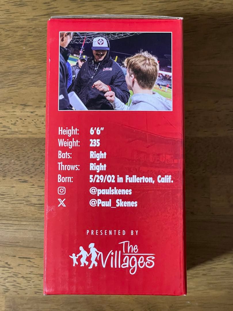 ポールスキーンズ ルーキーイヤーボブルヘッド 球場配布