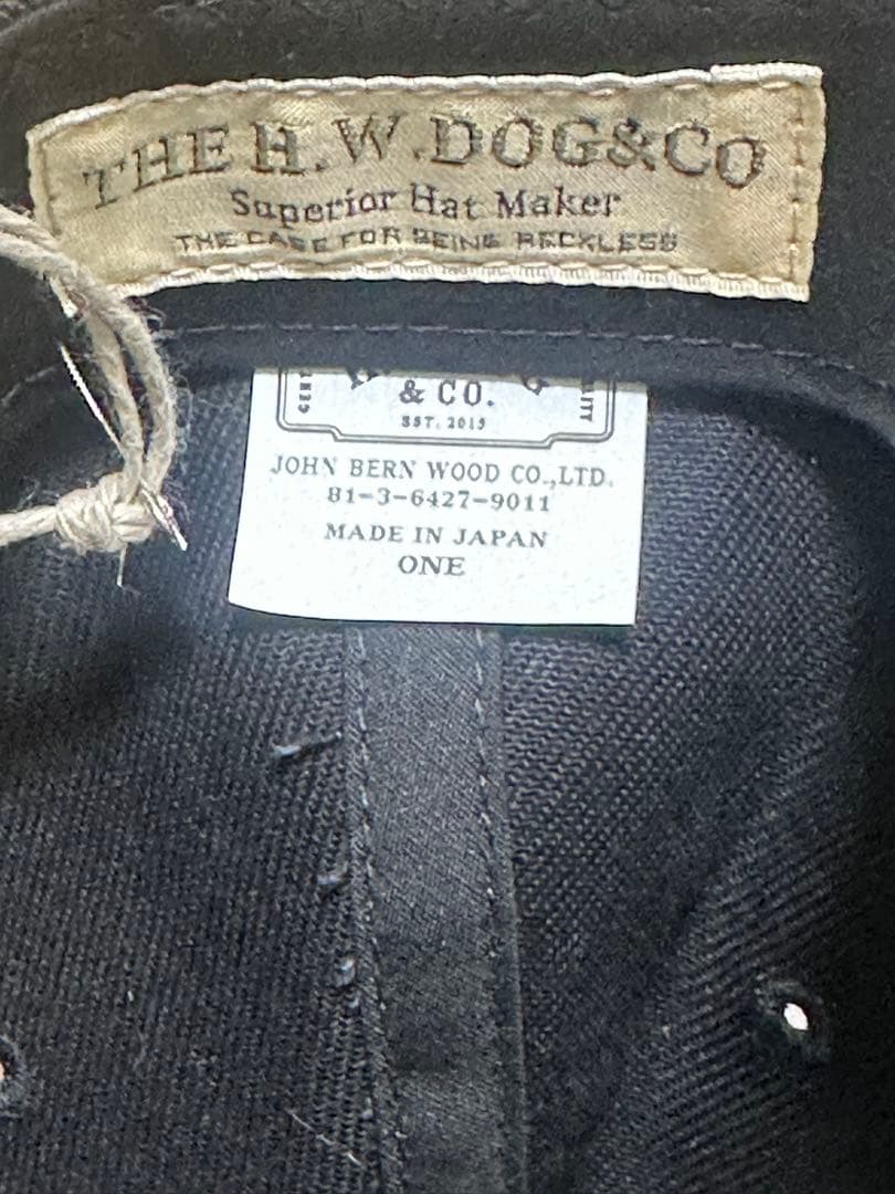 THE H.W.DOG&CO. 【EXCLUSIVE】 BASEBALL CAP