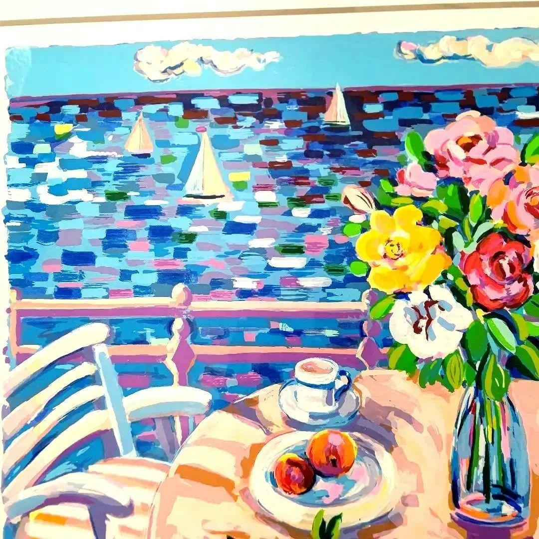 船坂芳助／シルクスクリーン／版画／レモン 船坂芳助 レモン 1980年