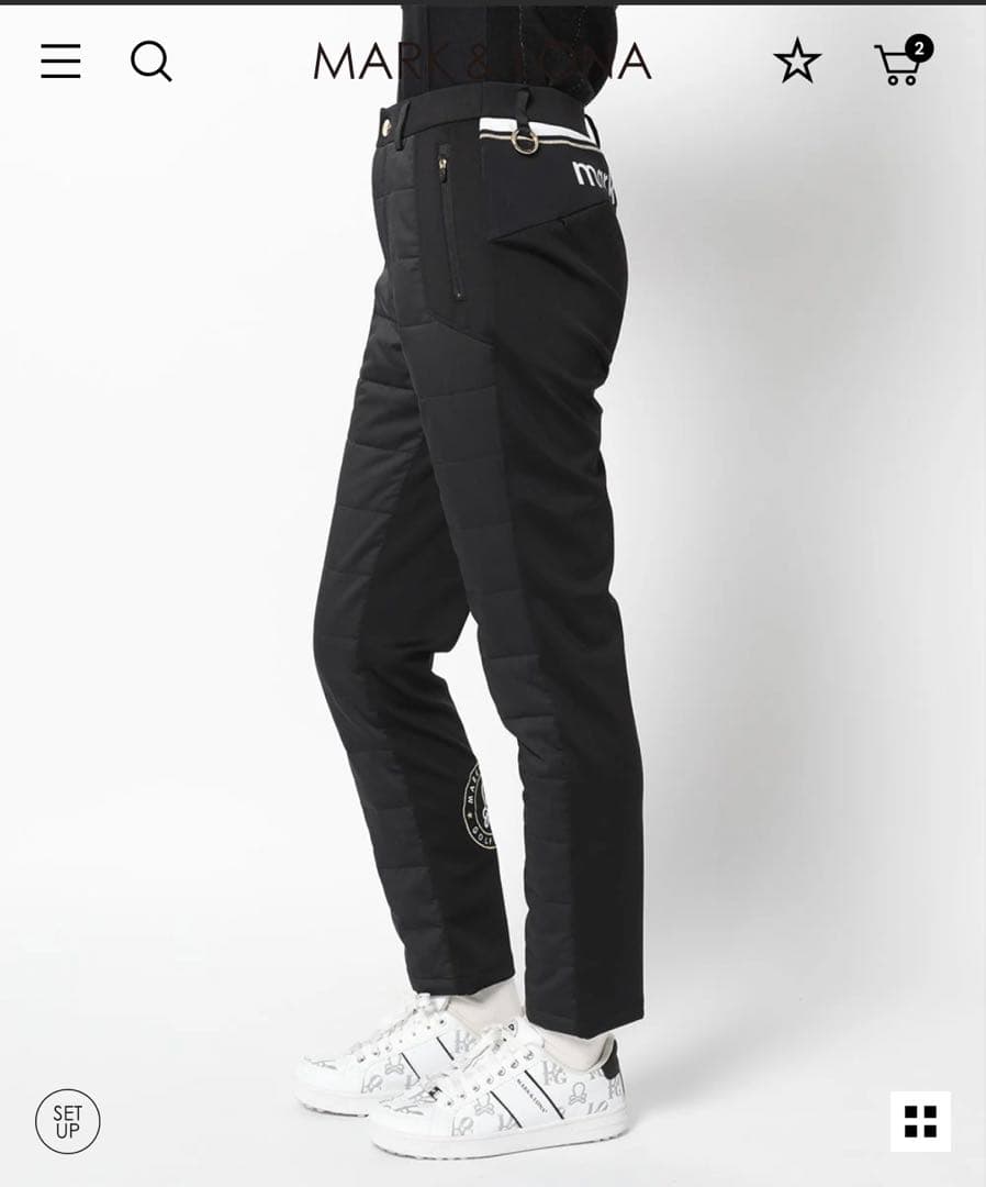 新品　マークアンドロナ　冬パンツ　38