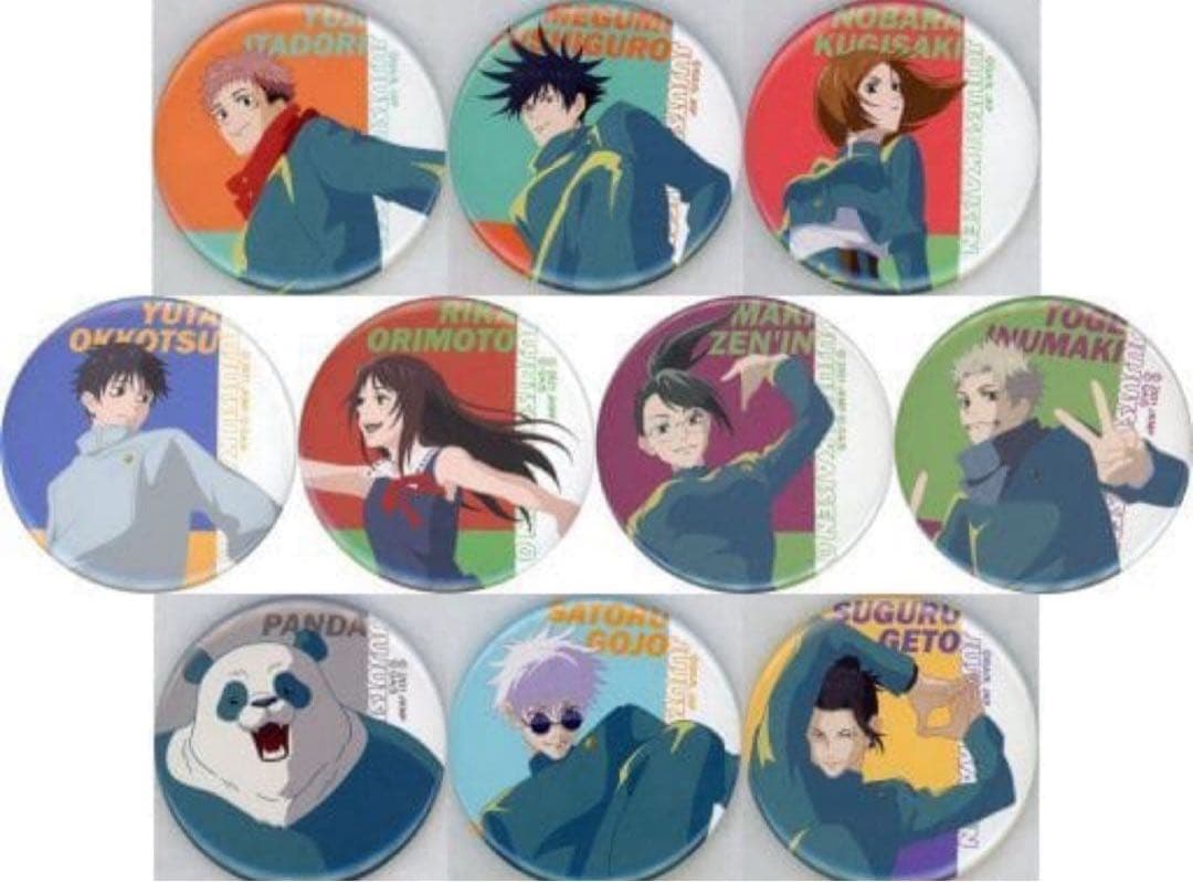 未開封 呪術廻戦 缶バッジ ボックス じゅじゅフェス 2023 五条 乙骨 夏油