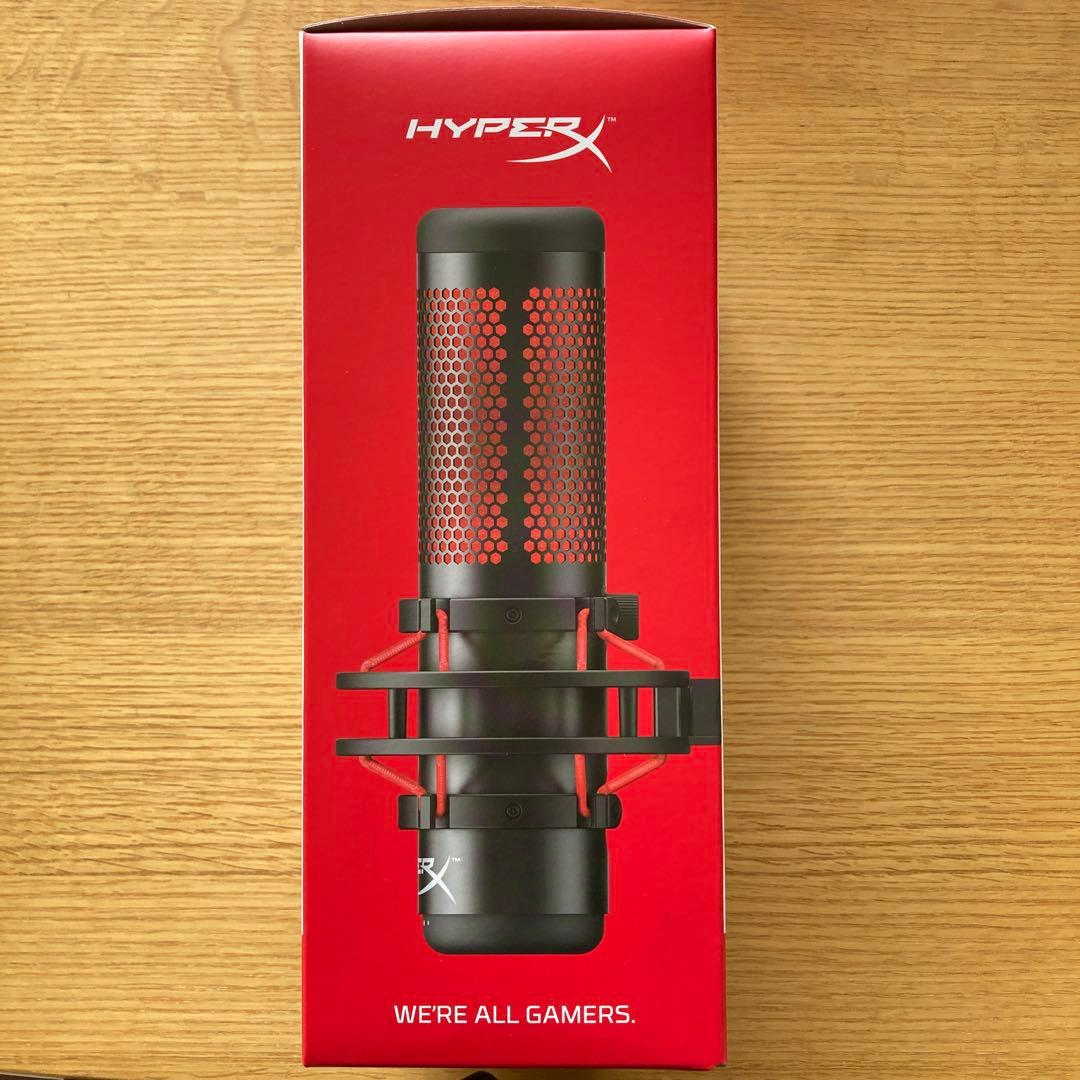 HyperX QuadCast USB コンデンサーゲーミングマイクロフォン