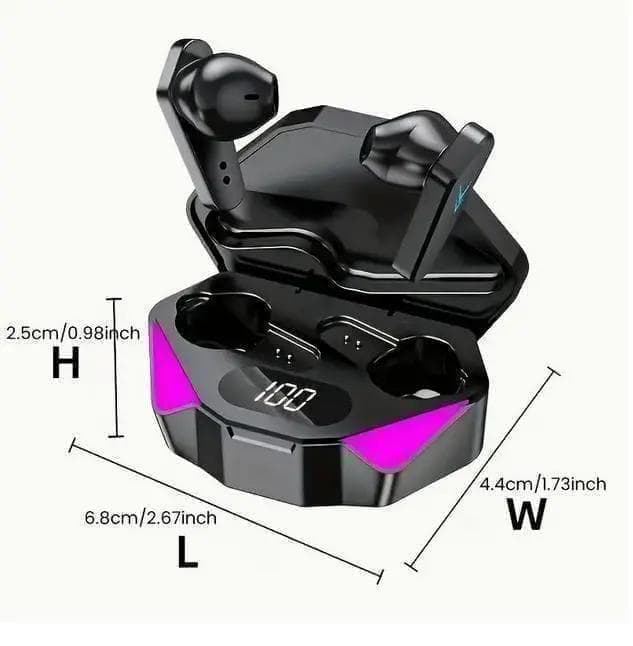 未使用品】TWSワイヤレスゲーミングイヤホン マルチカラーブリージング