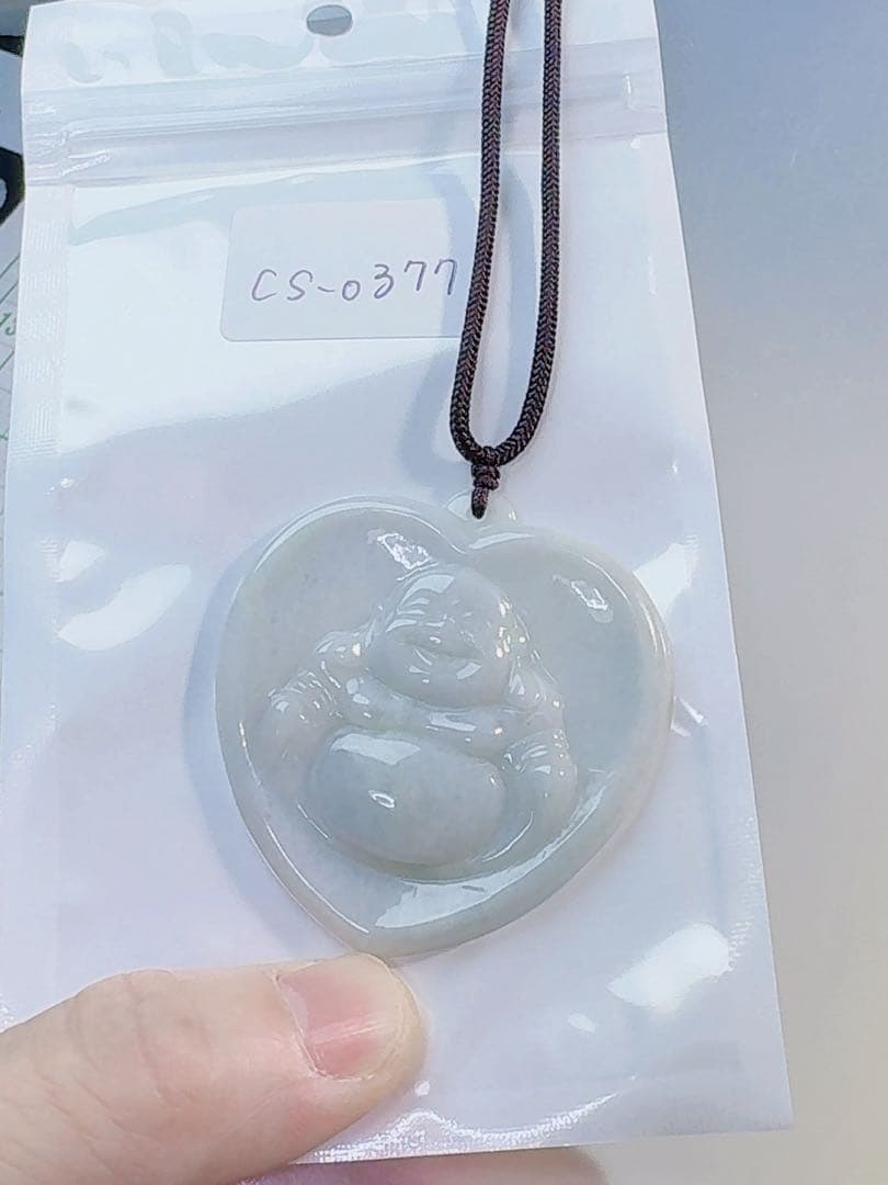 CS-0377天然本翡翠 《本物保証》 翡翠ペンダント ネックレス - メルカリ