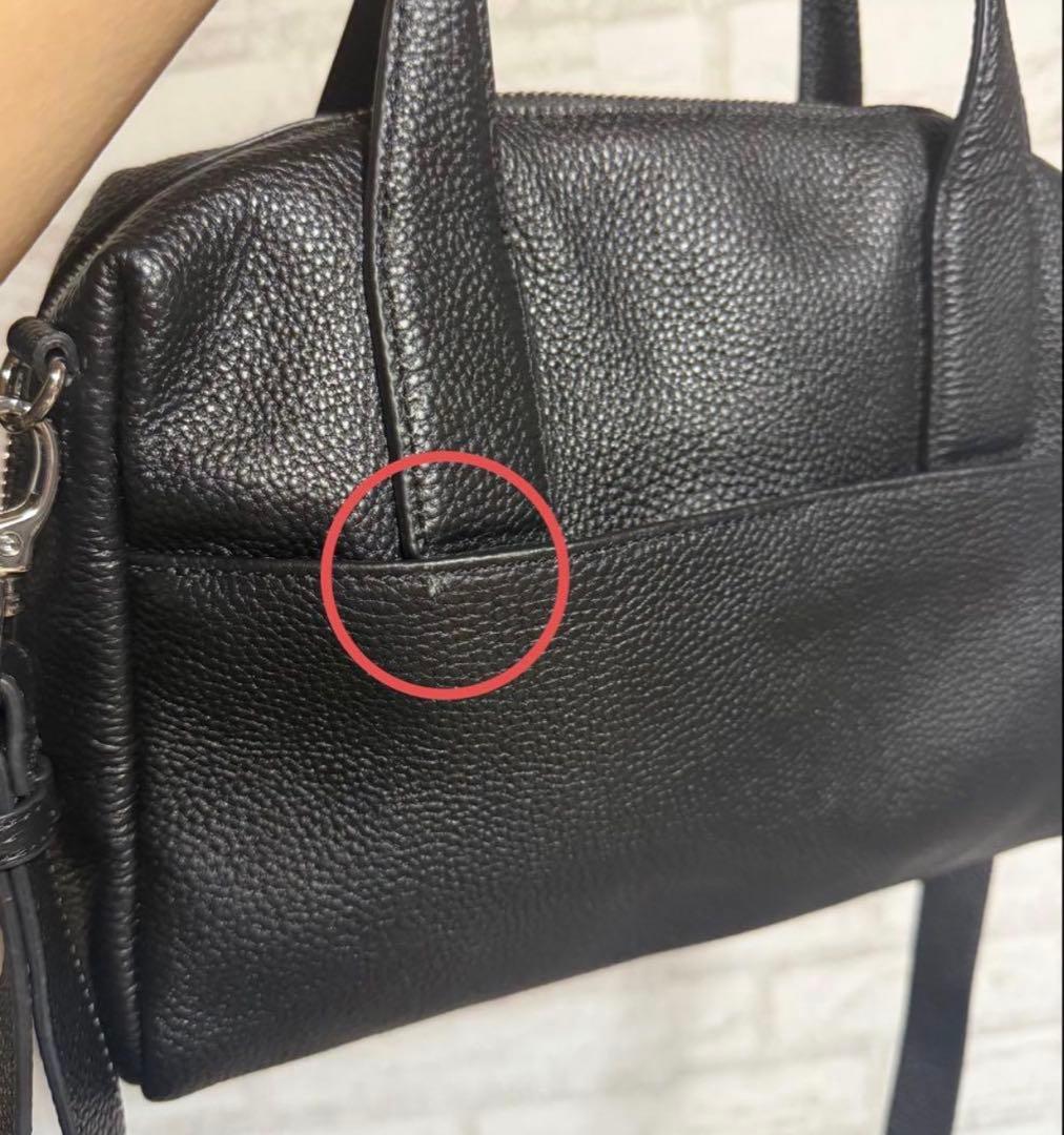 イアパピヨネ ear PAPILLONNER スタッズボストンバッグ ブラック