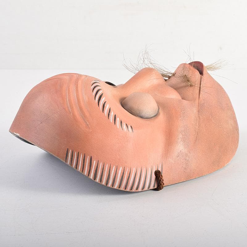 能面 能楽 雅楽 木彫 空吹 戌辰銘 V R8783 - メルカリ