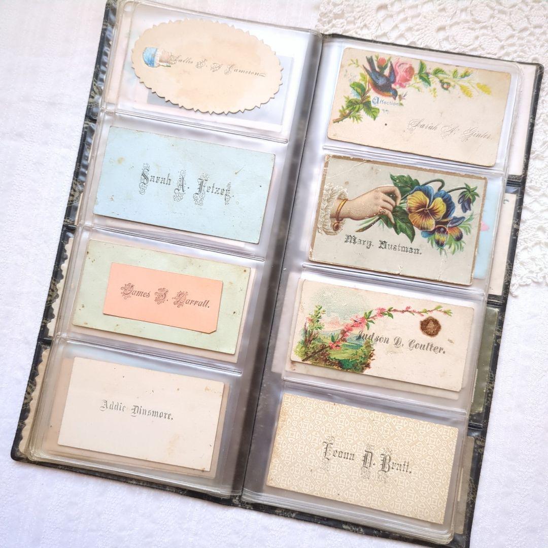 激レア118枚コーリングカードおまとめ クロモス アンティークヴィクトリアン洋書