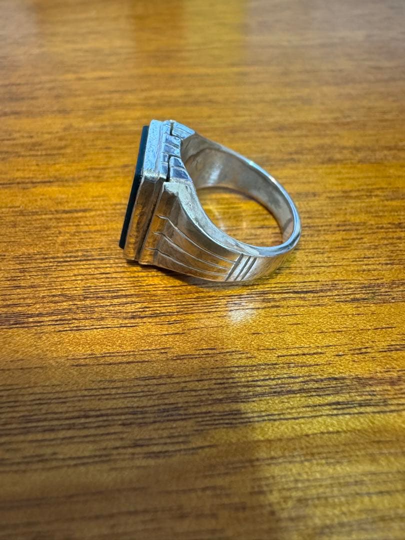 S*r様 ヴィンテージ　ブラッドストーン　シルバーリング