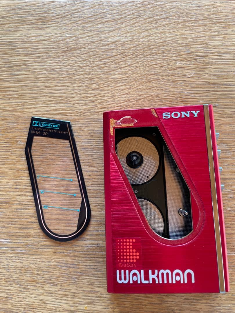 SONY WM-30 ウォークマン レッド(ジャンク)