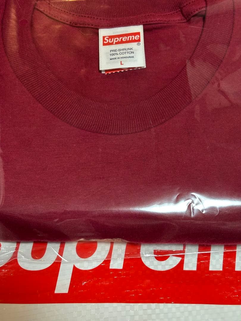 Lサイズ　Supreme Dust Tee \"Cardinal\"