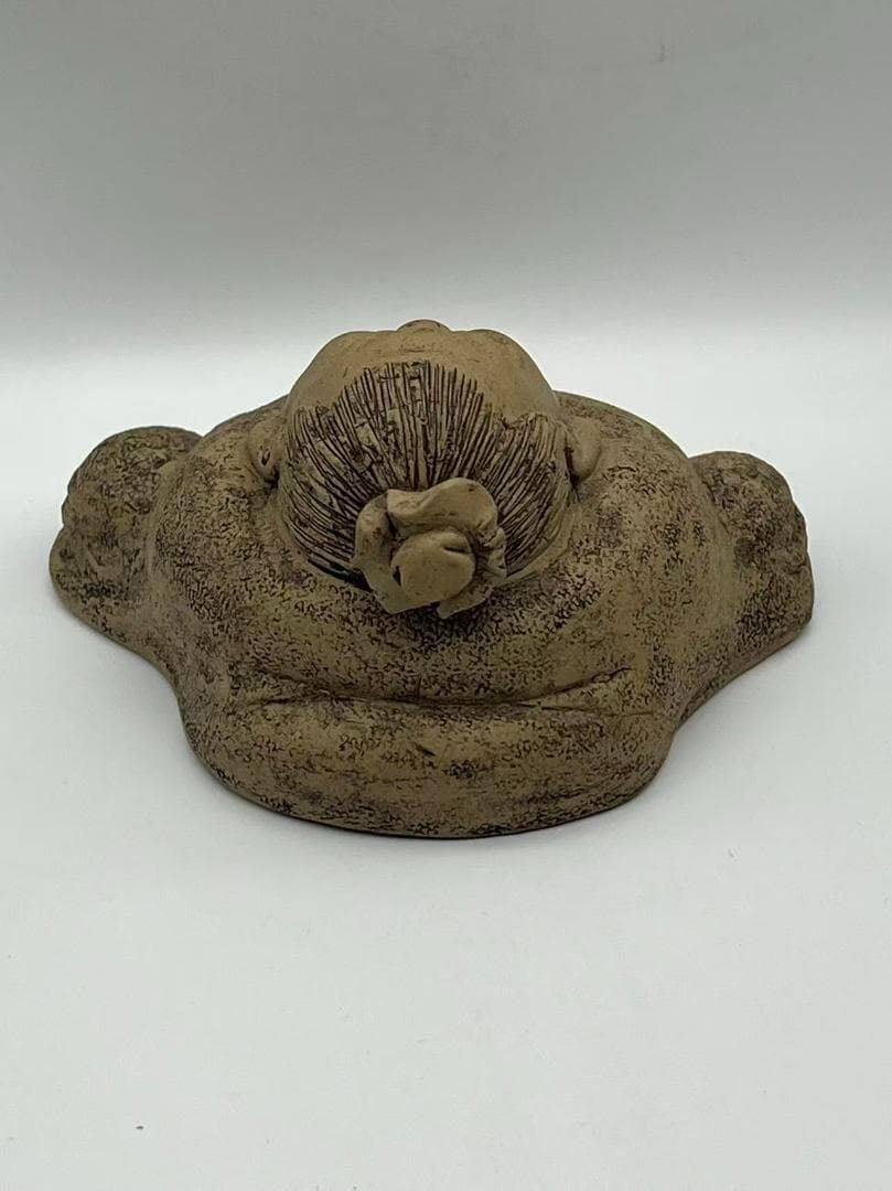 民国 紫砂布袋和尚 置物 茶道具 骨董品 唐物 中国古美術(F-178)