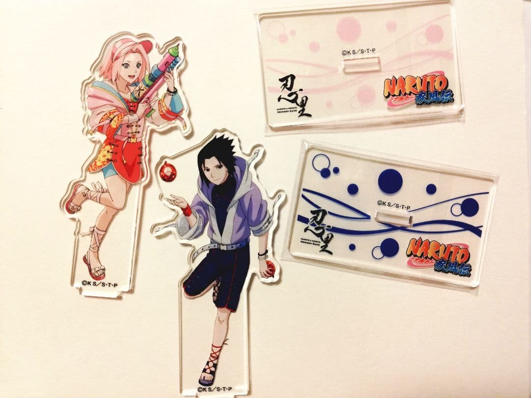 忍里 NARUTO ニジゲンノモリ 大水遁祭 アクスタ 公式 サクラ サスケ ＋