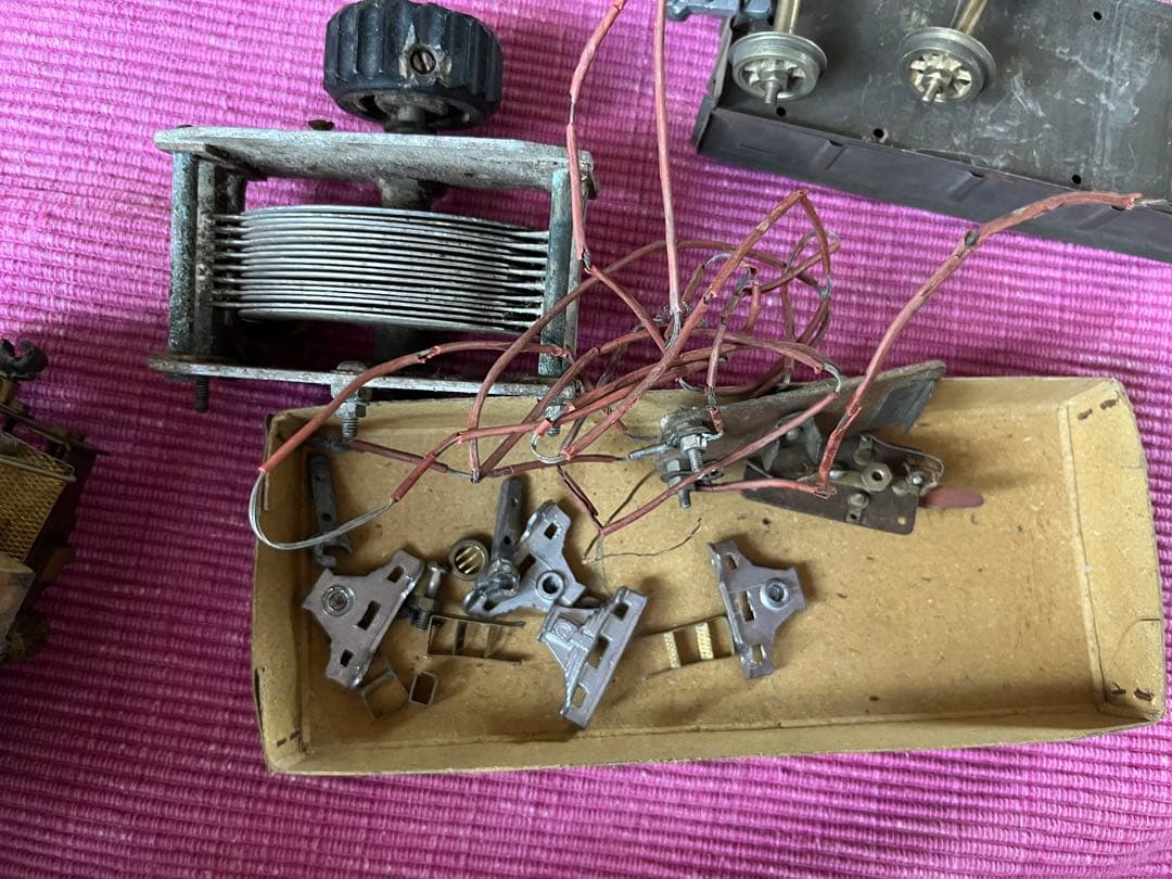 電気機関車8輌セット　真鍮 メーカー不明