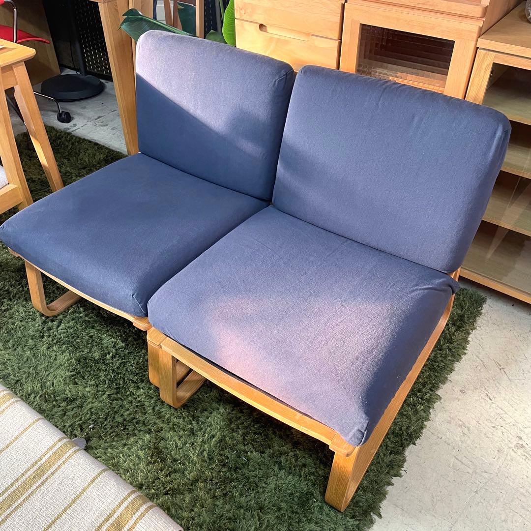 無印良品⭐️リビングでもダイニングでもつかえるソファチェア　愛知県　あま市