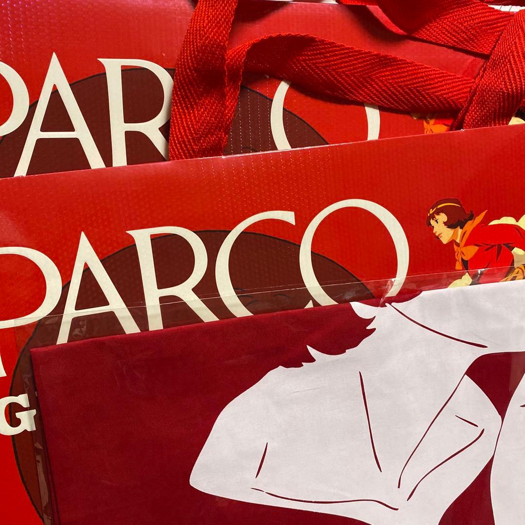 非売品 PARCO パプリカ 紙袋2枚と扇子1個とトートバッグとノート