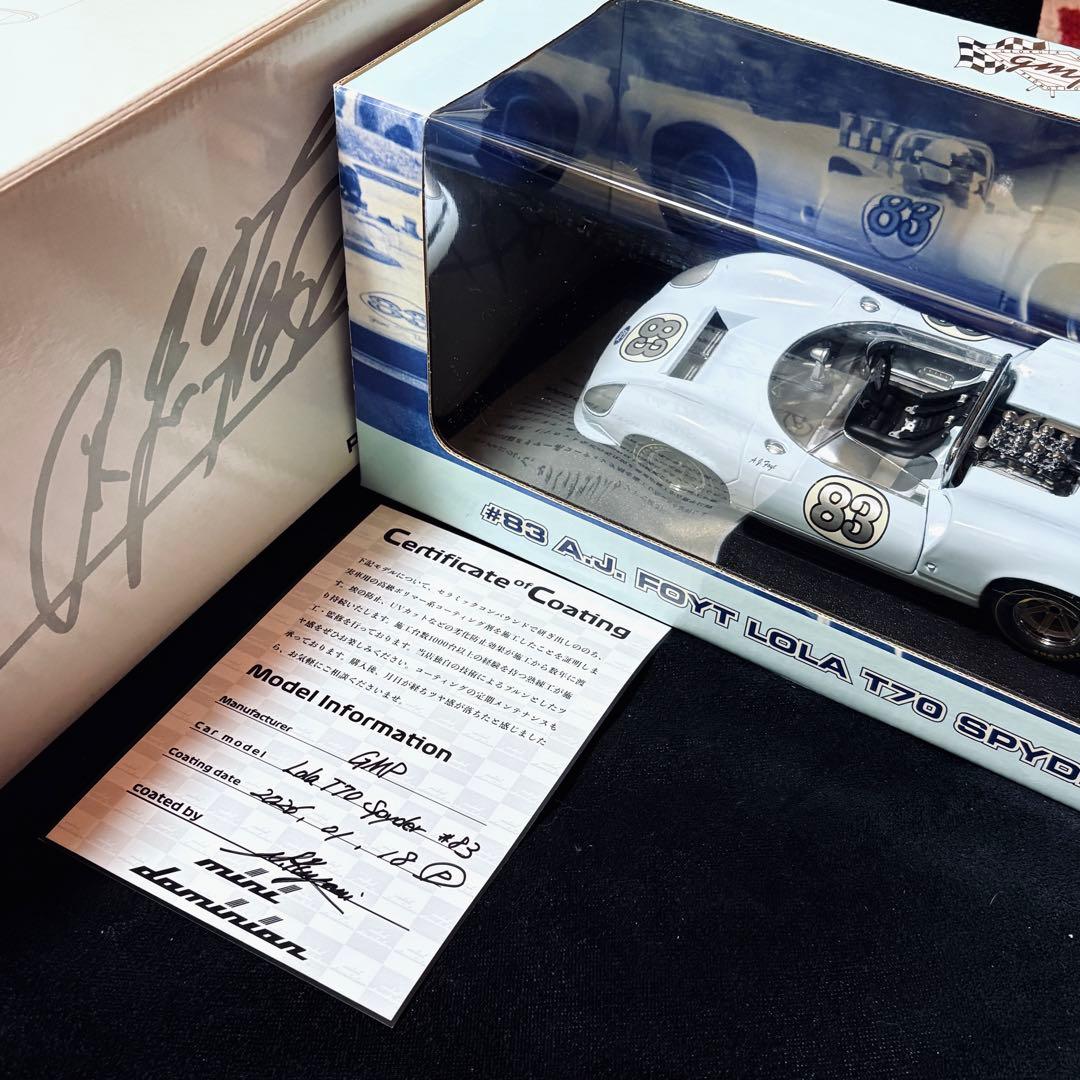 国内未入荷 1/18 GMP ローラ T70 Mk.2 スパイダー 1966