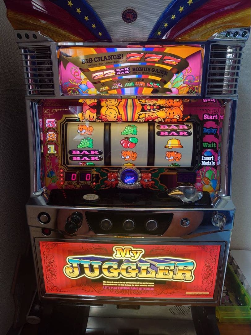 マイジャグラー3 実機 コイン不要機付き 引き取り限定