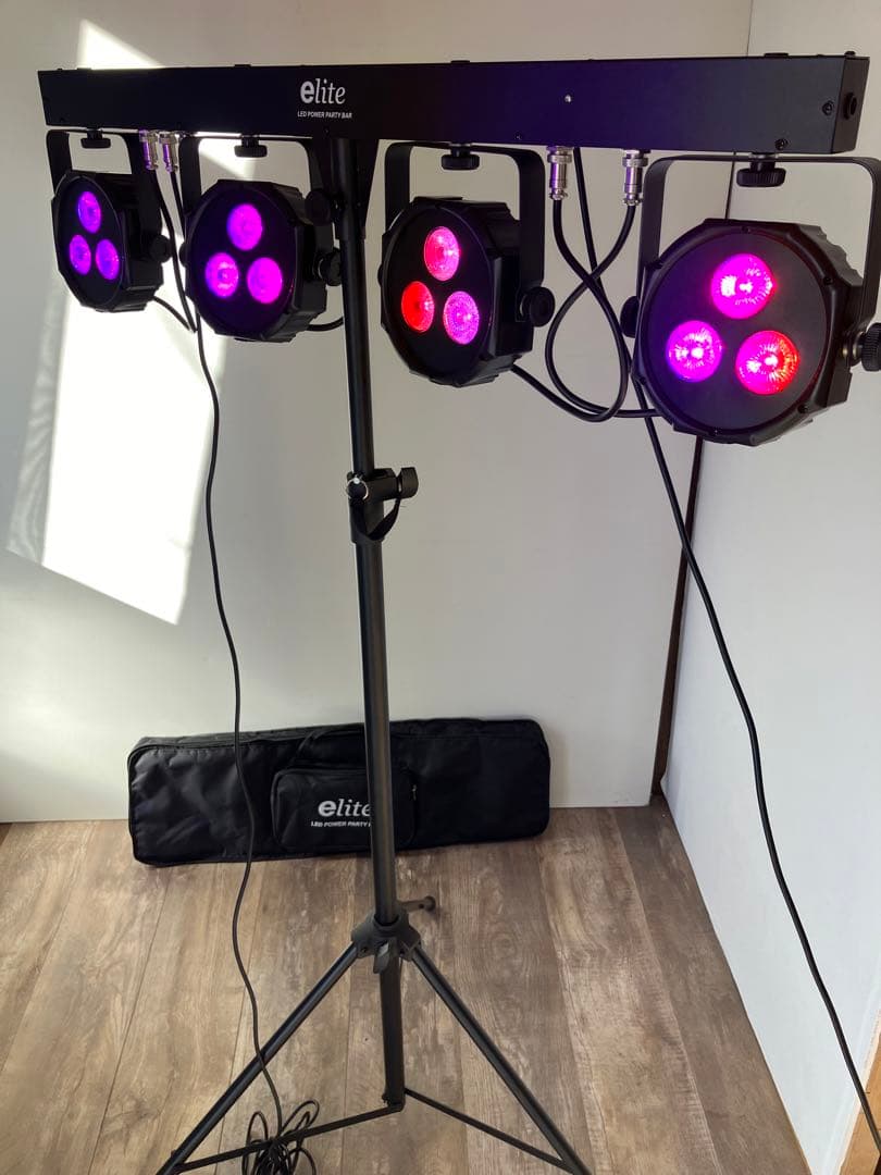 elite イーライト LED POWER PARTY BAR 4連LED DJ