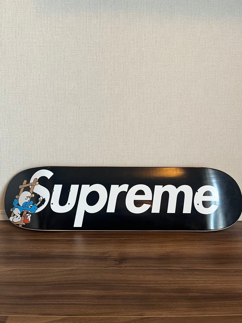 supreme シュプリーム スマーフ スケボー デッキ ブラック