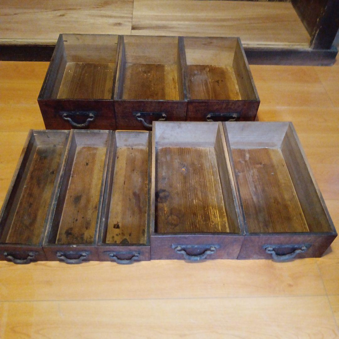 六尺近江水屋 箪笥 和箪笥 キャビネット みずや 古家具 アンティーク 木製