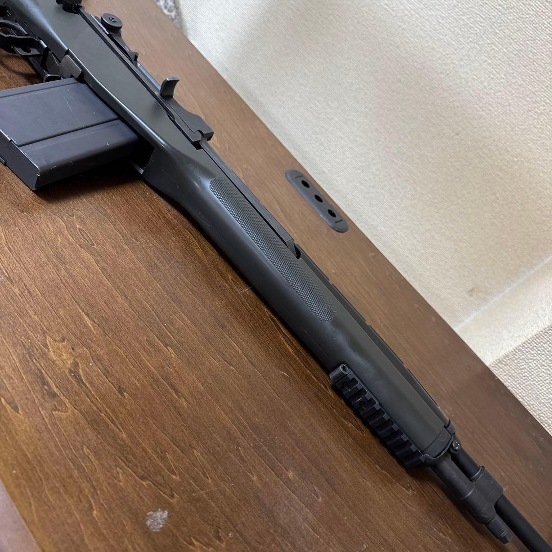 東京マルイ　M14 OD ファイバーストック　電動ガン　サイドマウント付き