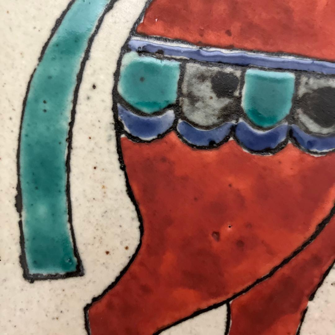 壁掛け　美濃焼　陶版画　陶版画　作家　所貞治さん　川崎千足さん　ロバ　ウマ