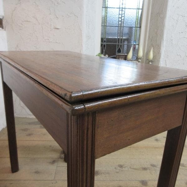 イギリス アンティーク 家具 カードテーブル ゲームテーブル 英国 6856d