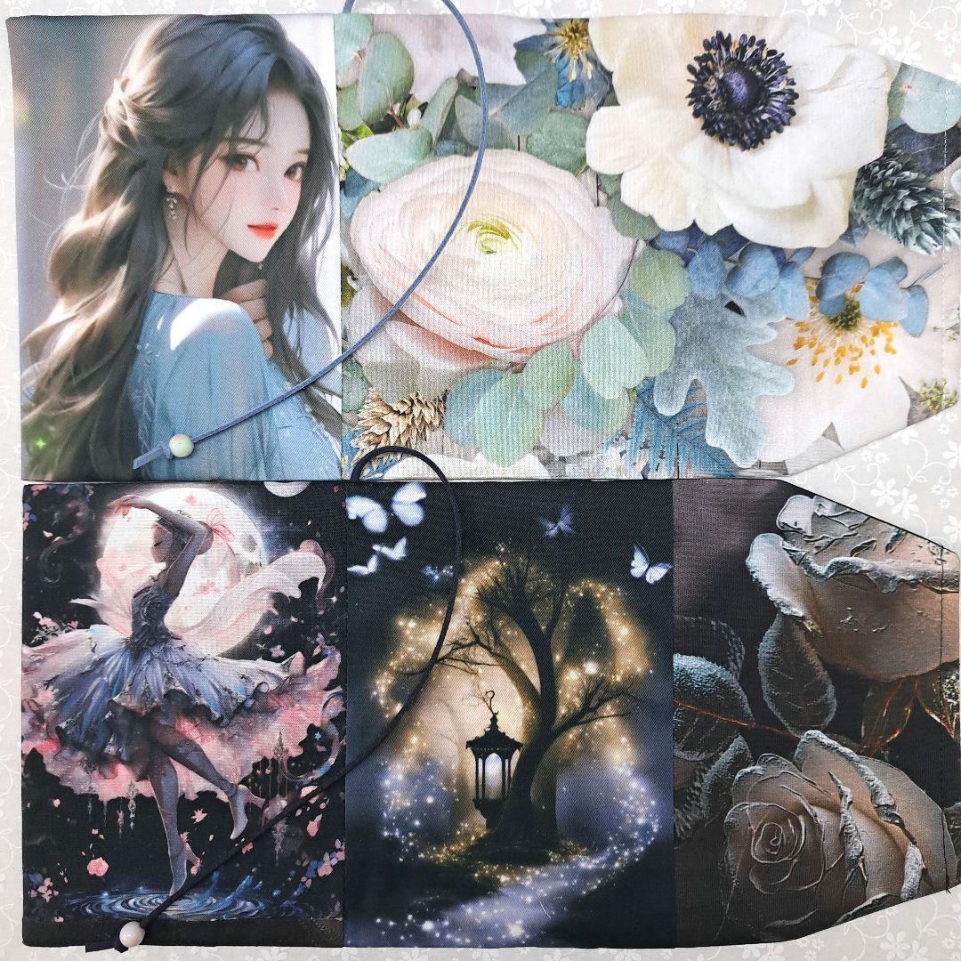 ねこのこ★プロフ必読★②ブックカバー、ポーチ