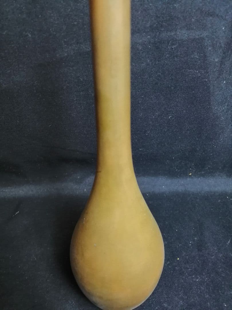 茶道具】裏千家淡々斎宗匠箱書 中川浄益造 砂張銅鶴首花入