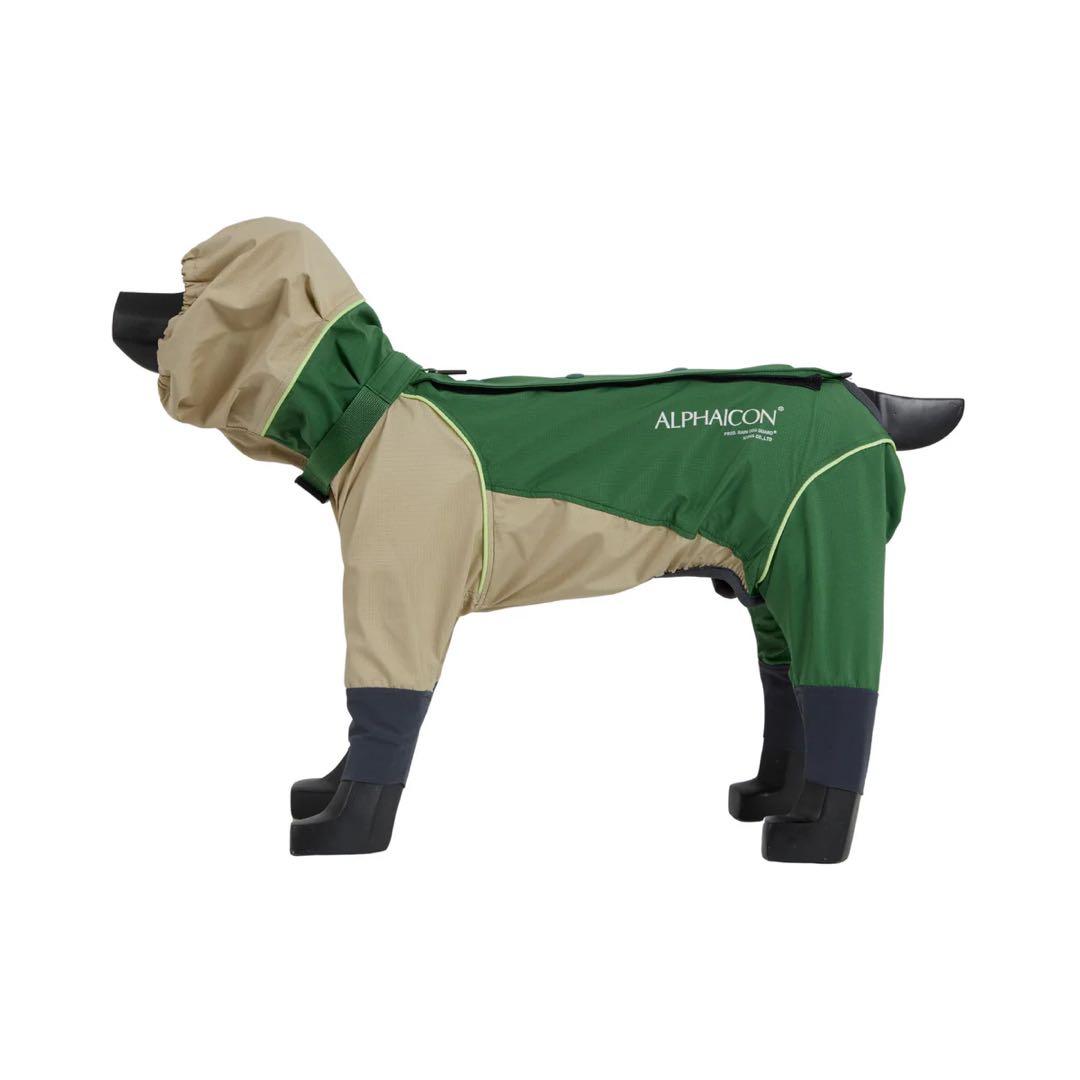 ALPHAICON 犬服 レインドッグガード AVOCADO Lサイズ