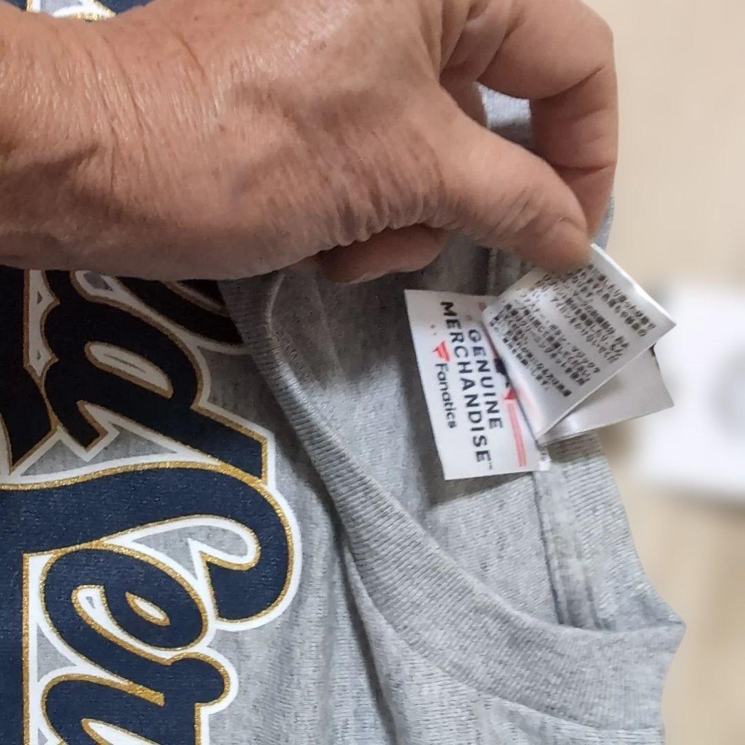 LA Dodgers ワールドシリーズ チャンピオン Tシャツ S グレー 96