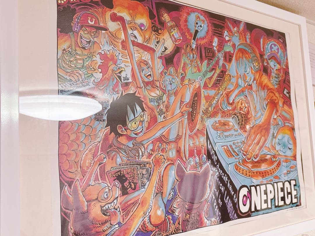 ワンピース 第981話「参戦」扉絵カラー複製原画 当選品 - メルカリ