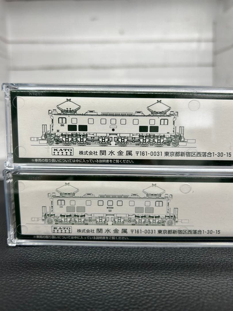 KATO EF15 3062-1.2 標準形.最終形 2両セット 茶 Nゲージ