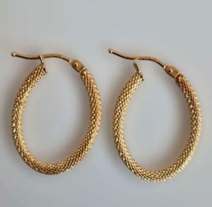 K18 フープ ピアス 750 Italy ウノアエレ ジュエリーツツミ ete - メルカリ