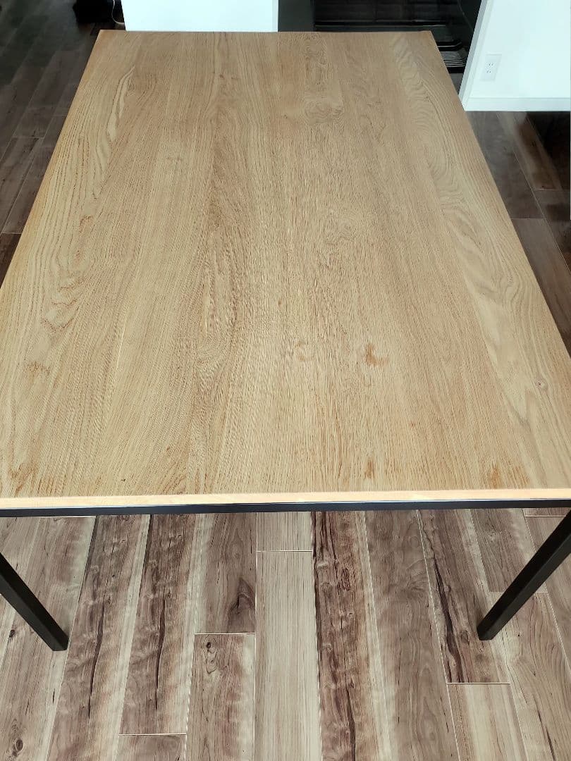 ダイニングテーブル アイアン×無垢材(オーク)