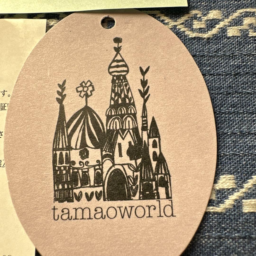 tamaoworldの猫の刺繍レザーポーチ
