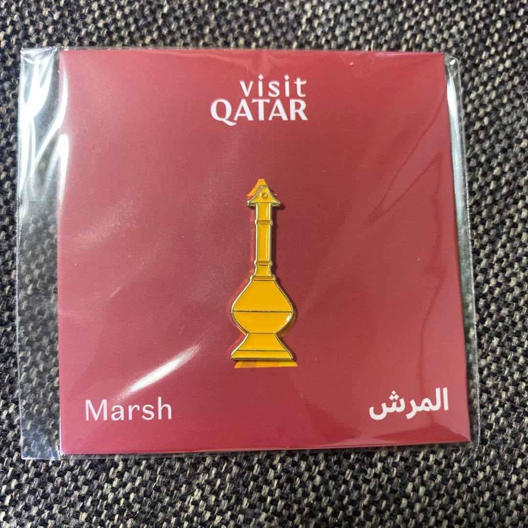 大阪・関西万博 カタールパビリオン ピンバッジ Marsh - メルカリ