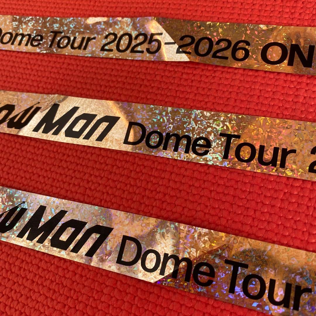 SnowMan DomeTour ON 銀テープフル3本セット 落下物 - メルカリ