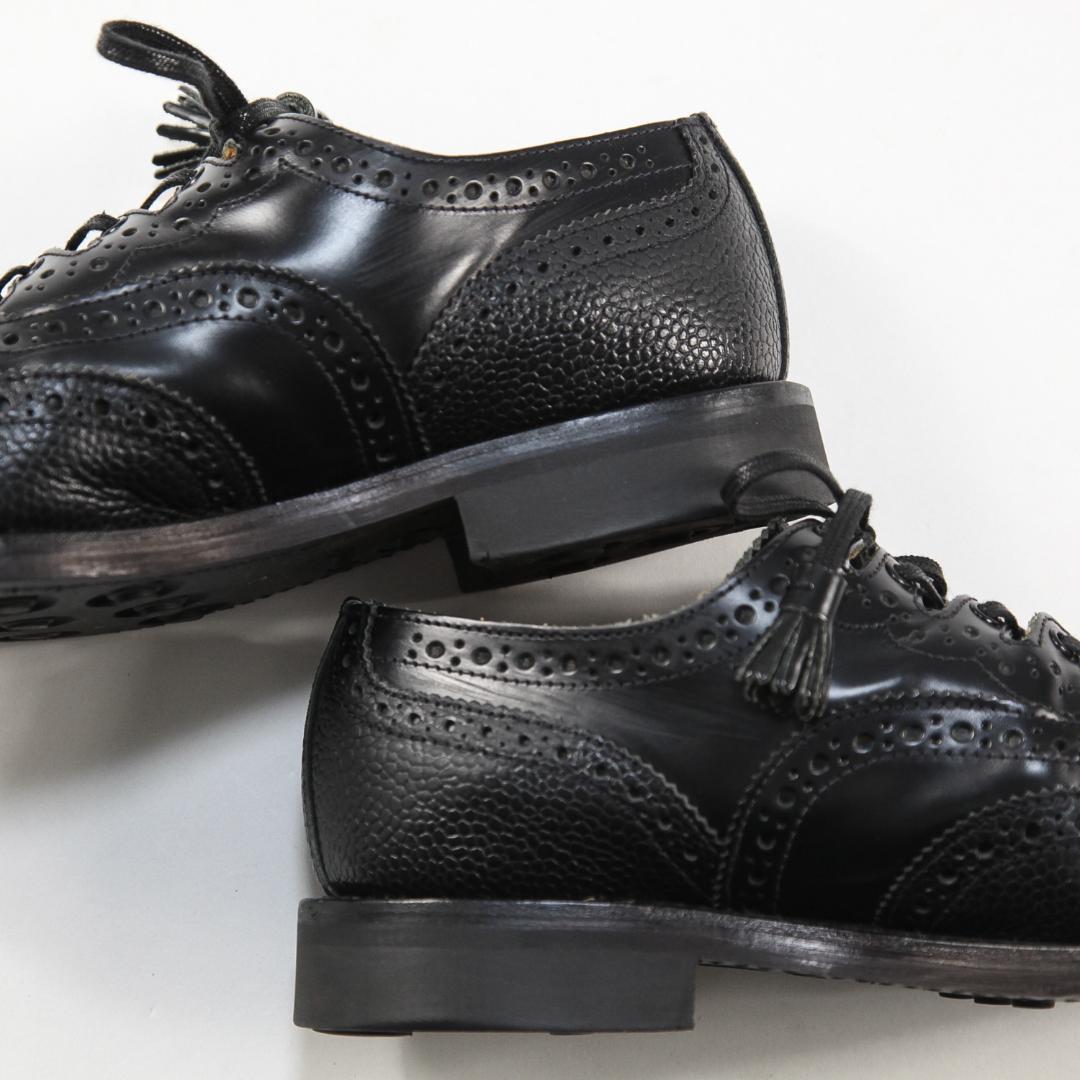SANDERS Full Brogue Ghillie ギリーシューズ 26cm