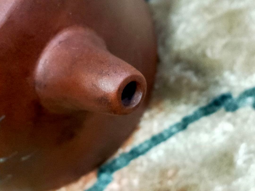 ♥小さな♥　中国　♥朱泥♥　急須　♥　よこ１００ｍｍ　骨董　古玩