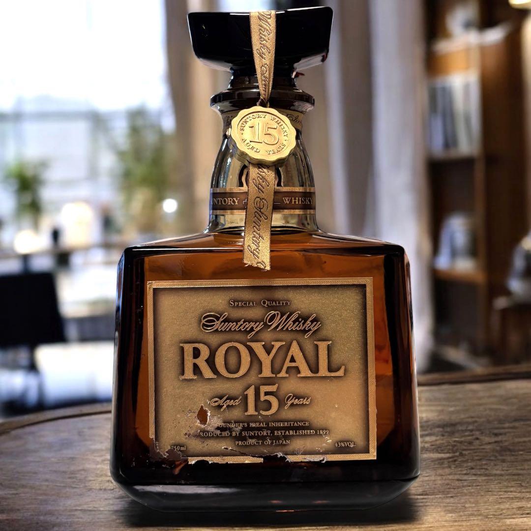 サントリーウイスキー ロイヤル 15年熟成未開栓 サントリー ウイスキー