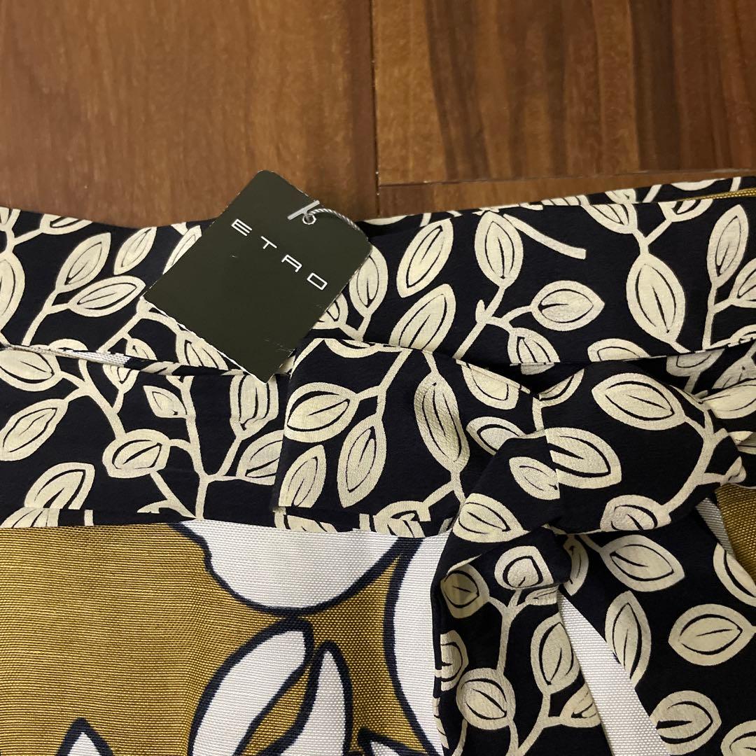 ETRO エトロ　フラワープリント フレアスカート　44サイズ
