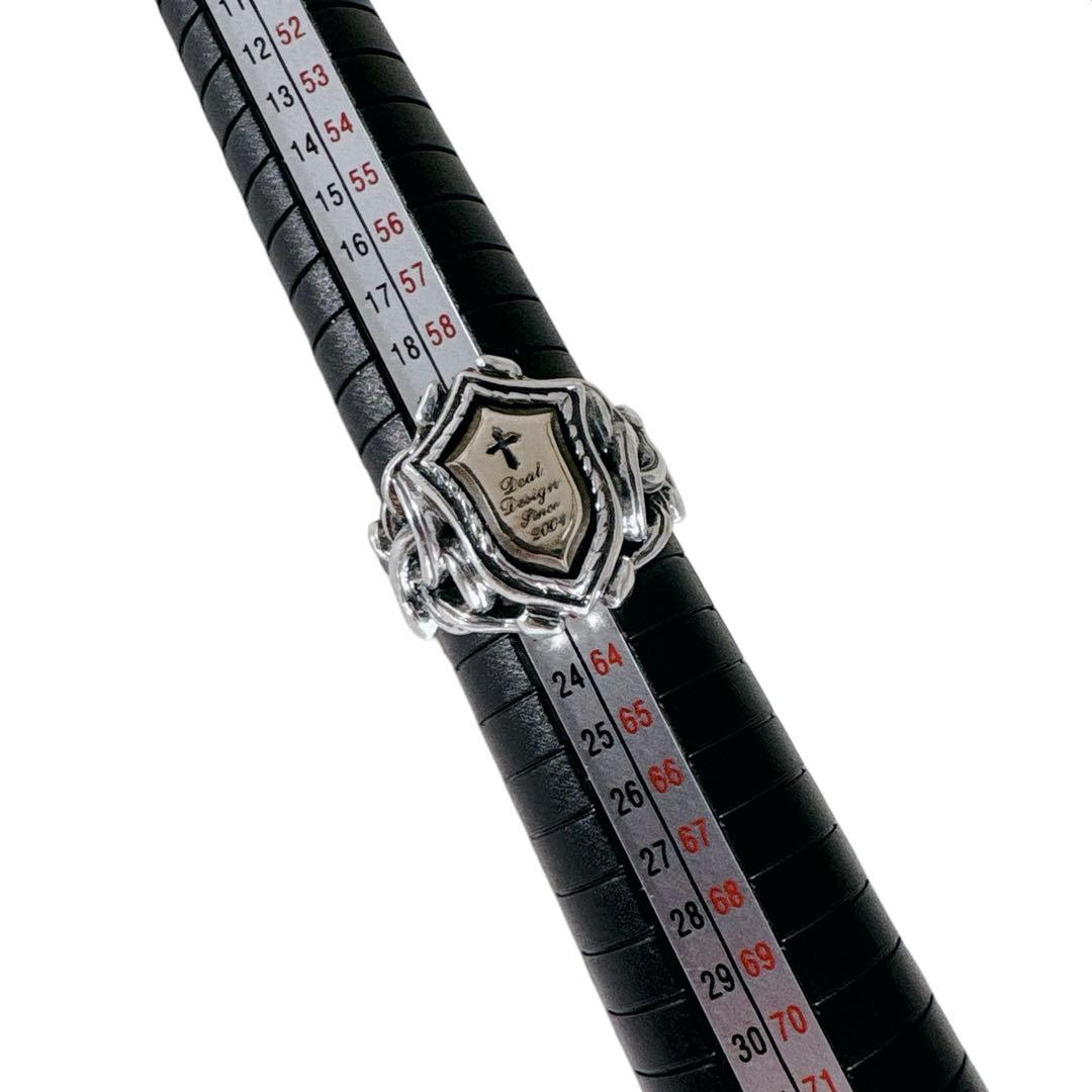 ディールデザイン メデューサ 盾 シールドモチーフ シルバー925 リング