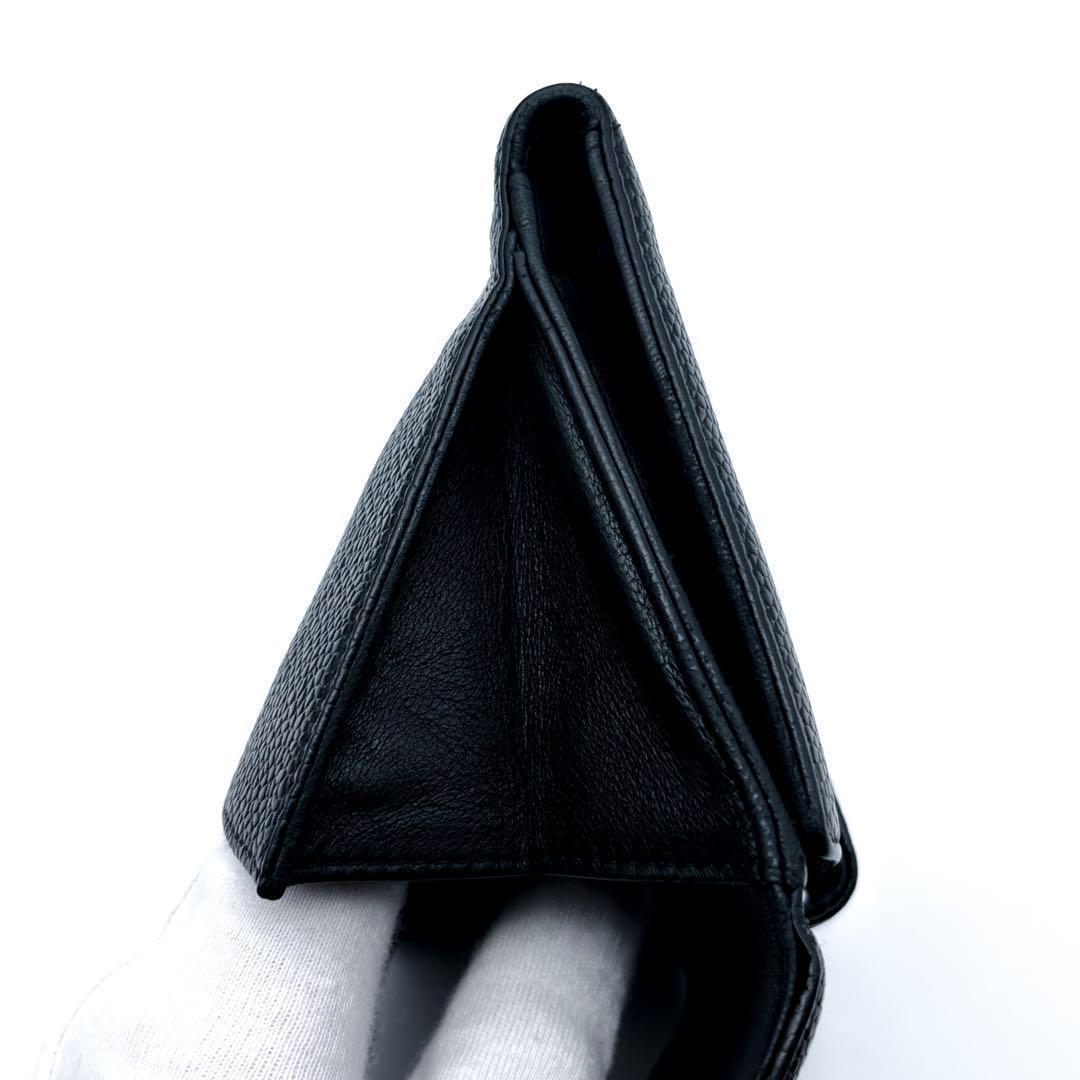 美品✨】シャネル 財布 ココステッチ キャビア Wホック 二つ折 BL